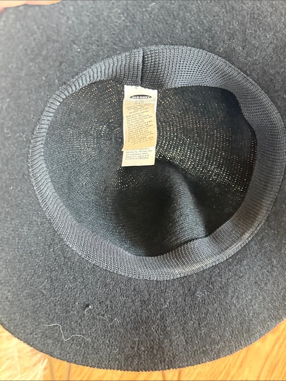Old navy Classic Black  Cloche Hat  bucket hat-